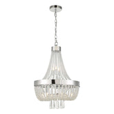 Dar Lighting Alyssa 9 Light Pendant Polished Chrome Glass